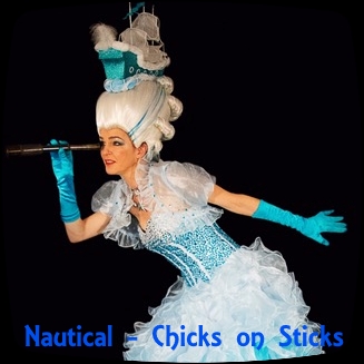 Nautical woman by chicks on sticks south yorkshire